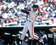 1989 WILL CLARK San Francisco Giants BASEBALL ACTION Glossy Photo 8x10 PICTURE