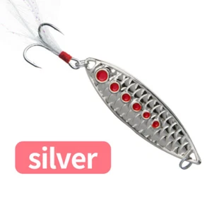 5PCS 5-20g Casting Metal Spoons Fishing Lure 3.5cm-5.5cm For Salmon Bass Trout - Picture 1 of 26