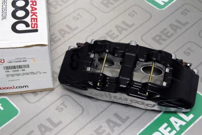 Pinça de freio Wilwood Forged Dynapro 6A Lug Mount preta 6 pistões largura 0,38" - Imagem 1 de 4