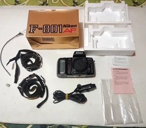 NIKON AF F-801 MACCHINA FOTOGRAFICA SCATOLA ACCESSORI - Bild 1 von 4