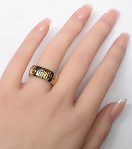 Anillo Parents 18K BVLGARI Dos Tonos 11.2g Talla 6 RG0276 - Imagen 1 de 5