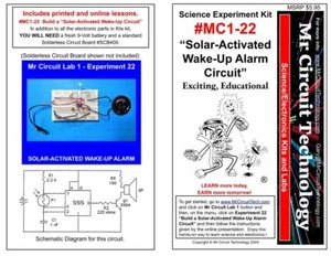 MC1-22 ** Mr Circuit Science ** Experiment Kit  -SOLAR-ACTIVATED WAKE-UP ALARM - Picture 1 of 4