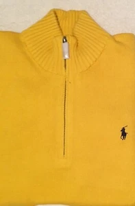 Mens Polo Ralph Lauren Quarter-Zip Sweater XL - Picture 1 of 1