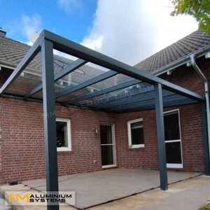 TOP ANGEBOT!30% reduzierte Preise Terrassendach Glasdach 4 m x 3 m - Bild 1 von 24