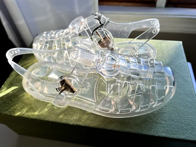 Gucci Sandalias Zapatos GG Jelly Slingback Ace 34 Nuevo en Caja 4US Mujer Verano Foto 1 de 4