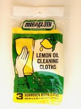 UPC 073513000034 product image for Miracloth Reusable Lemon Oil Cleaning & Dusting Cloths Non-Woven Rayon - 3 Count | upcitemdb.com