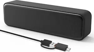 Computer Speakers for Desktop PC, External Speakers for Laptop, Mini Computer So - Picture 1 of 8