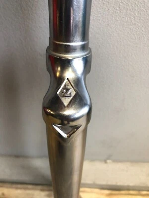 Used ZULLO 1'' Steel Threaded Fork 173mm Steerer 700c New Chrome Vintage 80' GC - Image 1 of 4