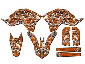 2009-2015 SX 65 JESTER Orange Senge Graphics Kit Compatible with KTM - Picture 1 of 4