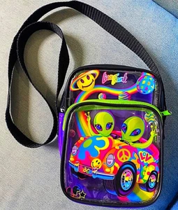 Holy Grail Lisa Frank Alien Zoomer & Zorbit 2000 Y2K Cross Body Purse - Picture 1 of 3