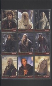 2002 Topps Lord Of The Rings: The Two Towers Complete Movie Card Set (90/90) B1
