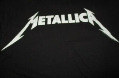 Retro 2010 METALLICA Logo (MED) T-Shirt James Hetfield Lars Ulrich Kirk Hammett - Image 1 of 2