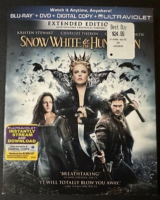 Snow White and the Huntsman - Blu Ray Charlize Theron & Kristen Stewart Like New - Image 1 of 4