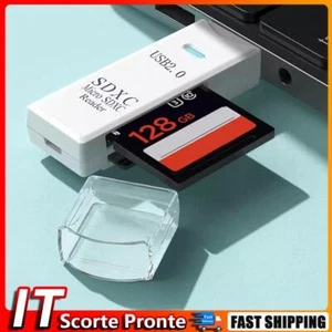 Lettore di schede USB 2.0 2 in 1 Lettore di schede di memoria da USB a SD TF per - Afbeelding 1 van 9