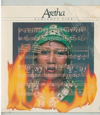 " ALMIGHTY FIRE." aretha franklin. ATLANTIC RECORDS U.S orig L.P. 1978. - Image 1 of 4
