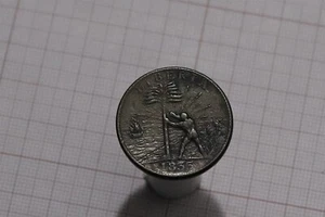 π§ π±π· LIBERIA RARE (1833) American Colonization ANTI-Slave Token FIRST COIN - Afbeelding 1 van 3