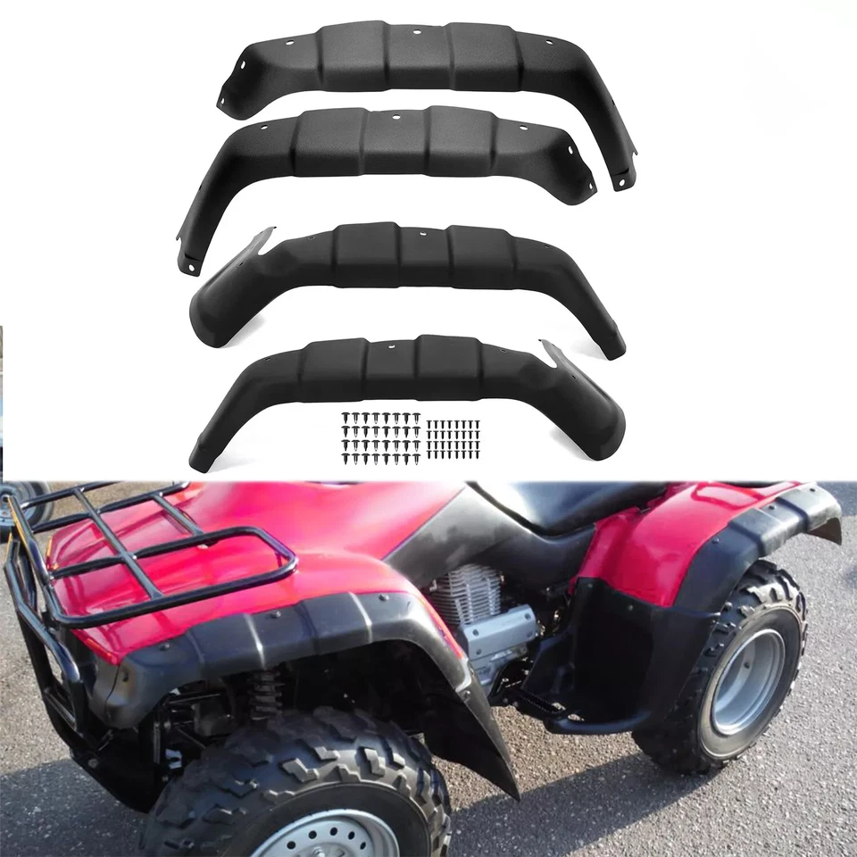 For 2000-2003 Honda Rancher 350 TRX350 Full Set of 4 Fender Splash Guard Flare - Image 1 of 4
