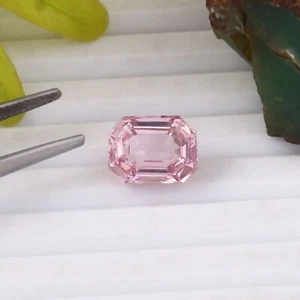 AAA+ Zafiro Natural Ceilán Padparadscha Piedra Preciosa Suelta Corte Radiante 5.60 Ct - Imagen 1 de 6