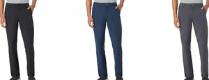Kirkland Signature Men’s Performance Pant 4-Way Stretch Wrinkle-Resistant New - Picture 1 of 20