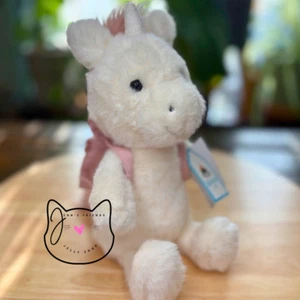 MOCHILA UNICORNIO Jellycat Nueva con etiquetas Peluche Suave Rosa Caballo Mítico Blanco RARO DIFÍCIL DE ENCONTRAR - Imagen 1 de 12