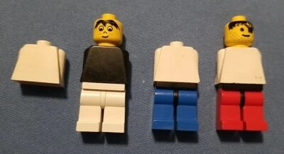 Rare LEGO Legoland Lot Of 4 Torso with Armless / moulded Arms #457625 - Image 1 of 4