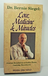 Love, Medicine & Miracles Dr. Bernie Siegel (VHS 1992) Mystic Fire Video Scarce. - Imagen 1 de 5