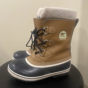 Sorel Youth Yoot Pac TP isolierte wasserdichte Mesquite Winterstiefel Größe 5 Jugend - Bild 1 von 12