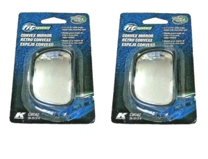 Two Wedge Style Convex Blind Spot Wide-Angle Mirror 2-3/8"x3.5" FIT SYSTEM CW042 - Picture 1 of 4
