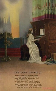VINTAGE BAMFORTH THE LOST CHORD SONG CARD SET of 3 POSTCARDS - EXCELLENT UNUSED - Picture 1 of 6