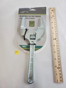 Adjustable Slip Nut Wrench Plumbing Hand Sink Kitchen Bath Tool NIB New - Picture 1 of 7