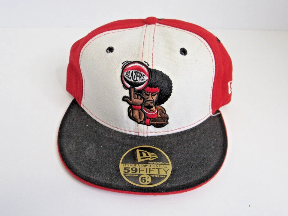 Rare New Era 59Fifty NBA Portland Trailblazers Afroman Fitted Cap Men’s 6 7/8 - Image 1 of 4