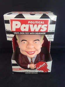 Dog Toy Limited Edition 1990s political Paws Squeaker William Hague MP Vinyl - Picture 1 of 3