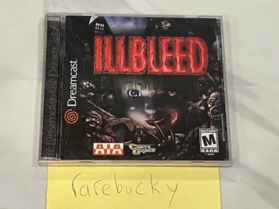 Illbleed (Sega Dreamcast) NUEVO SELLADO PLIEGUE EN Y CASI COMO NUEVO, ¡HORROR RARO! Foto 1 de 3