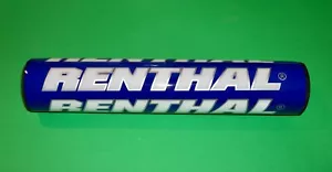RENTHAL 10 INCH WHITE & BLUE 7/8 INCH HANDLEBAR PAD - Picture 1 of 1