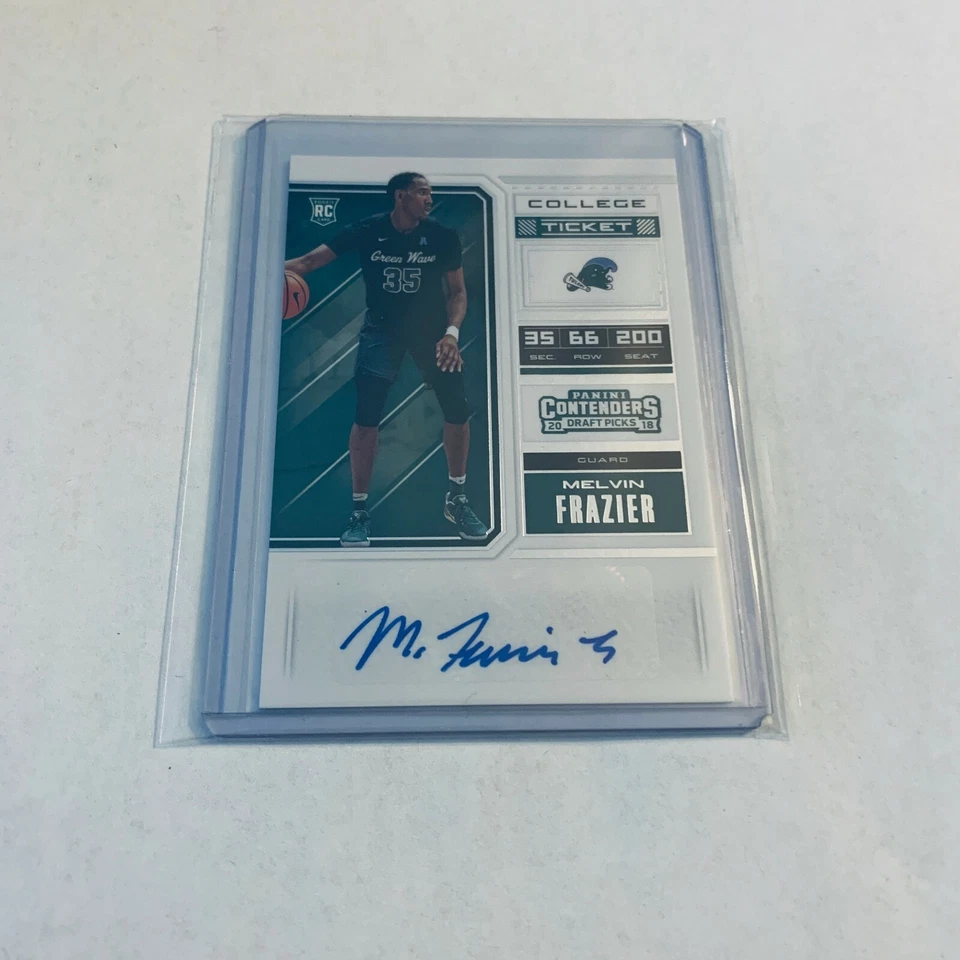 F78806 2018-19 Panini Contenders Draft Picks #88 Melvin Frazier AUTO RC - Image 1 of 1