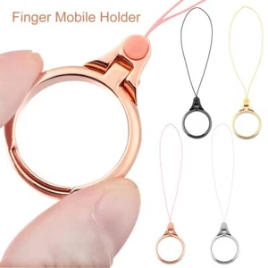 Alloy Universal Keycord Ring Lanyard Mobile Phone Lanyards Finger Mobile Holder - Photo 1/12