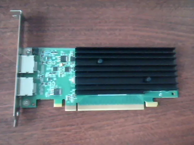Dell Nvidia Quadro NVS 295 256MB PCI-e  x16  X175K dual port video card  - Image 1 of 1