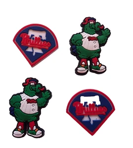 Shoe Charms- PHILADELPHIA PHILLIES SET OF 4 New - Picture 1 of 1