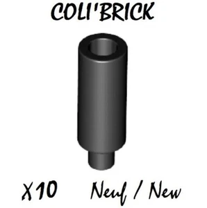 Lego 37762 - 10x Bougie Chandelle Minifig Candle - Noir / Black - NEW NEUF - Picture 1 of 1