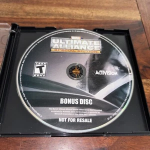Ultimate Alliance Special Edition Xbox 360 Bonus Disc - Picture 1 of 6