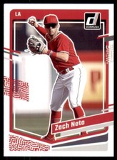 2023 Donruss Baseball Base #103 Zach Neto - Los Angeles Angels