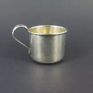 Vintage Frank M Whiting Childs Small Sterling Silver Cup. Monogrammed SAB - Picture 1 of 8