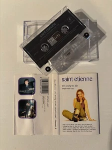 SAINT ETIENNE - TOO YOUNG TO DIE: SINGLES 1990-1995 (UK CASSETTE TAPE) - Picture 1 of 7