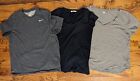 Lot Of 3 Nike Old Navy Cloudiness T- Shirts Gray Black Size L