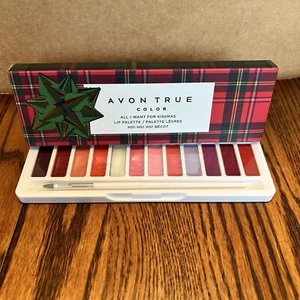 Avon True Color All I Want For Kissmas Lip Palette 12 shades Christmas Makeup - Picture 1 of 6