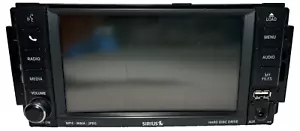 2011 Dodge Chrysler Jeep AM FM CD DVD MP3 Sirius NAV RHB Radio OEM 05064829AG - Picture 1 of 9