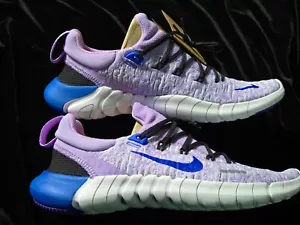 NEW WOMENS NIKE FREE RN NEXT NATURE 5.0 LILAC BLUE SZ 8 CZ1891 500 - Picture 1 of 5