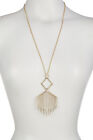  Alexis Bittar Gold Graduated Crystal-Fringe Pendant Necklace.*****NEW*****