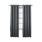 Sun Zero Room Darkening Single Curtain Panel Gray Size 63 Inch Nwt