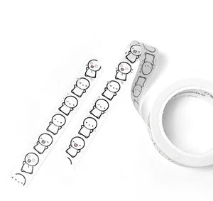 NEU *NICHT FEHLPASSEND* Klassisch Vertikal FOLIERT Washi Tape Rolle The Coffee Monsterz Co - Bild 1 von 1